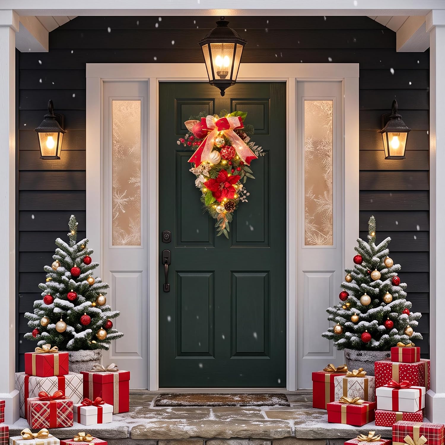 Outdoor Lighting Effects - Garvee, adorno navideño con forma de