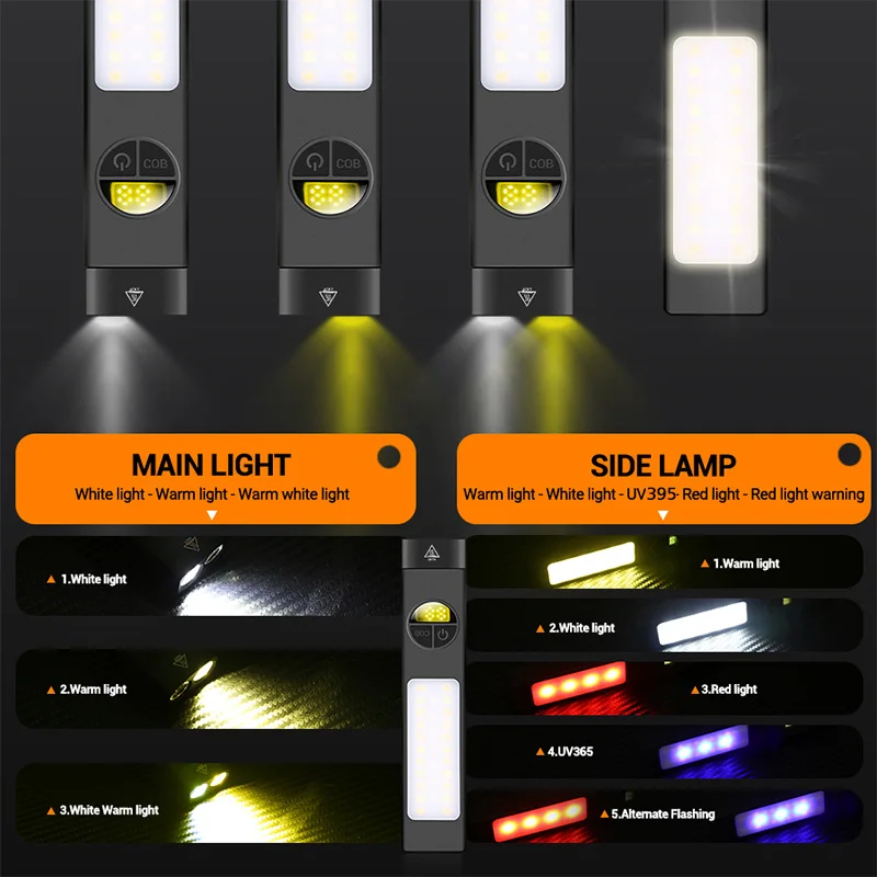 Linterna multifuncional COB +  - Outdoor Lighting Black reseña y precio