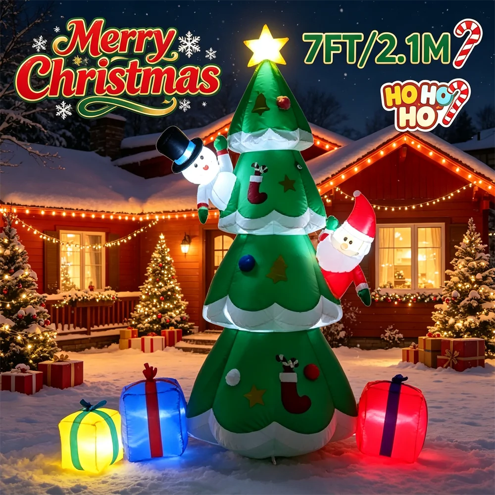 Árbol de Navidad inflable giga - Outdoor Lighting Effects reseña y precio