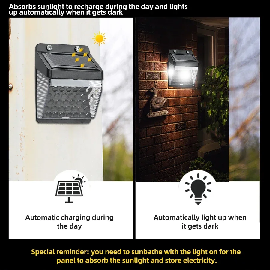 Luz Solar LED con Sensor de Mo - Outdoor Lighting Waterproof reseña y precio