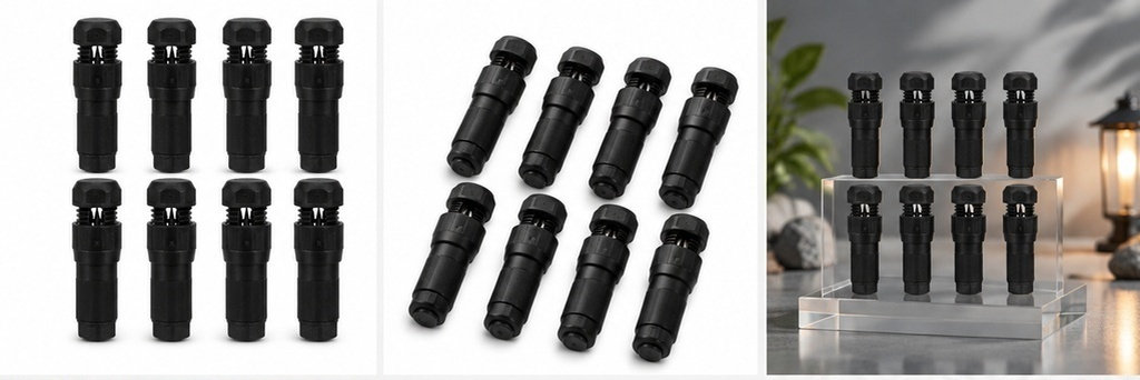 8 conectores de cable de bajo  - Outdoor Lighting Pathway reseña y precio