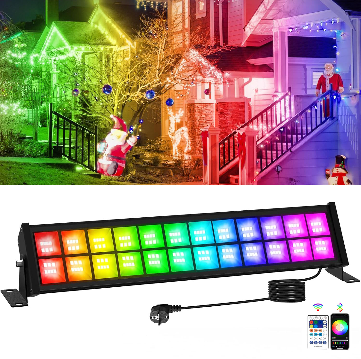 Barra de reflector LED RGB de  - Outdoor Lighting Uk reseña y precio