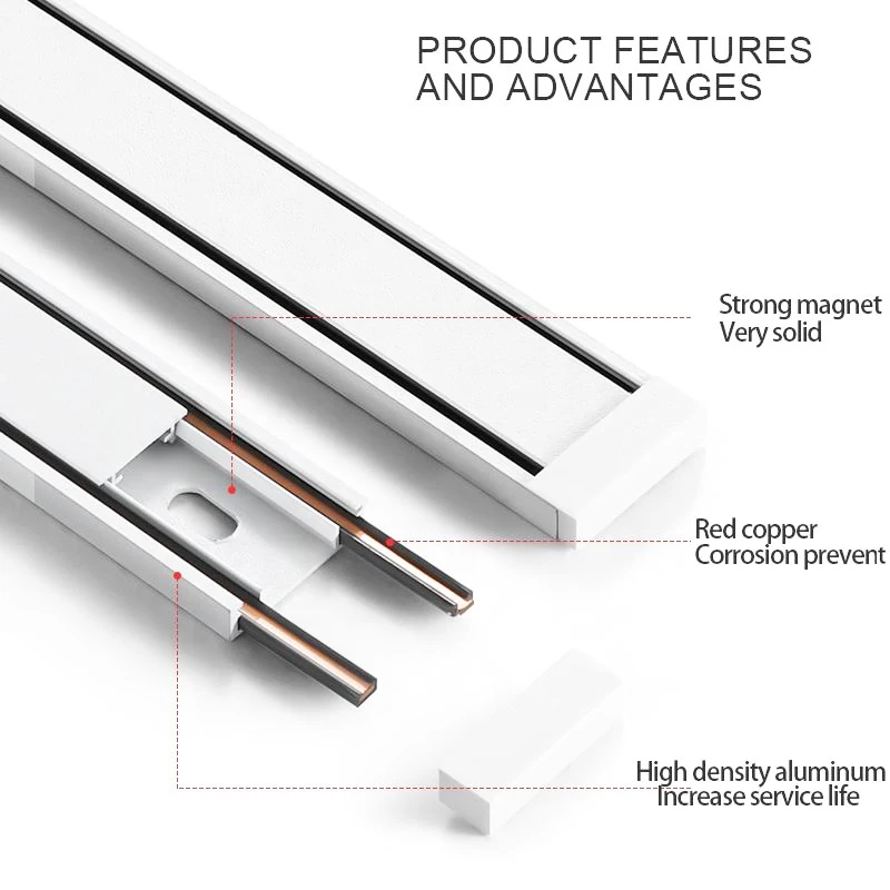Luz de pista magnética serie U - Outdoor Lighting Track reseña y precio