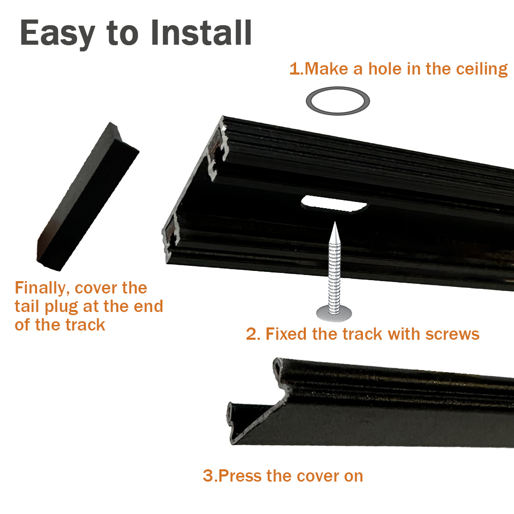 Luz de pista magnética serie U - Outdoor Lighting Track reseña y precio