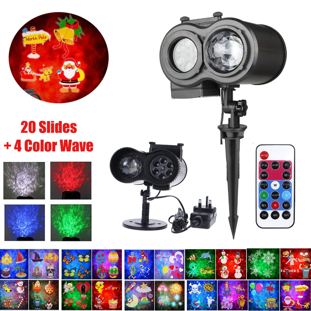 Proyector de luces LED navideñ - Outdoor Lighting Uk reseña y precio