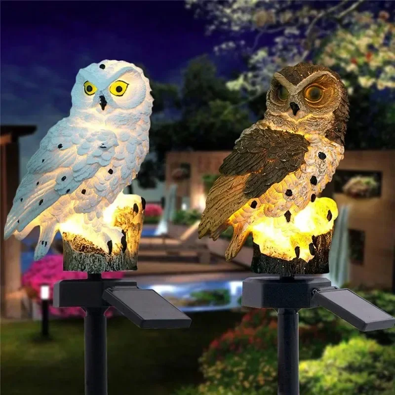 Lámpara Solar con Forma de Búh - Outdoor Lighting Effects reseña y precio