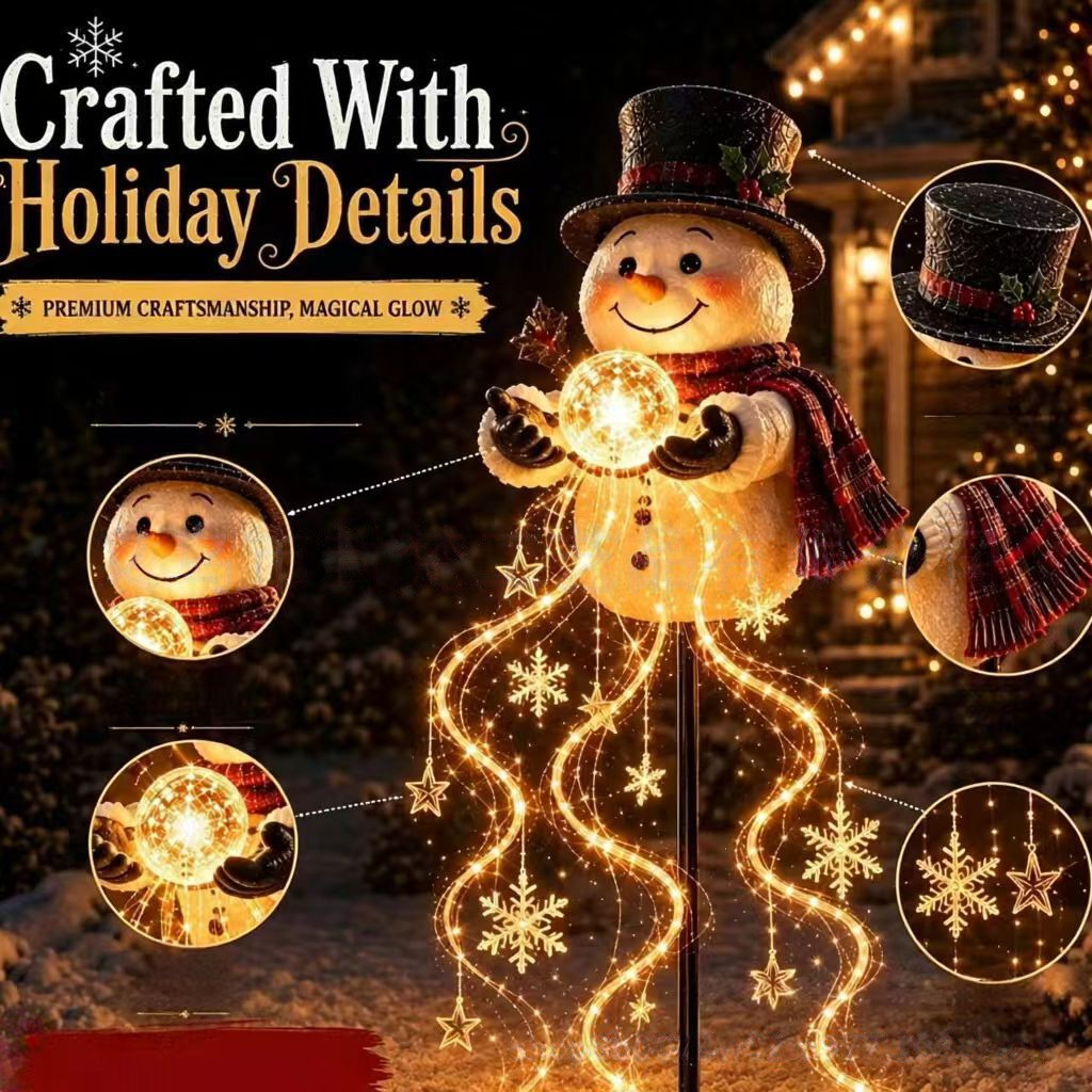 Adorno navideño con forma de m - Outdoor Lighting Effects reseña y precio