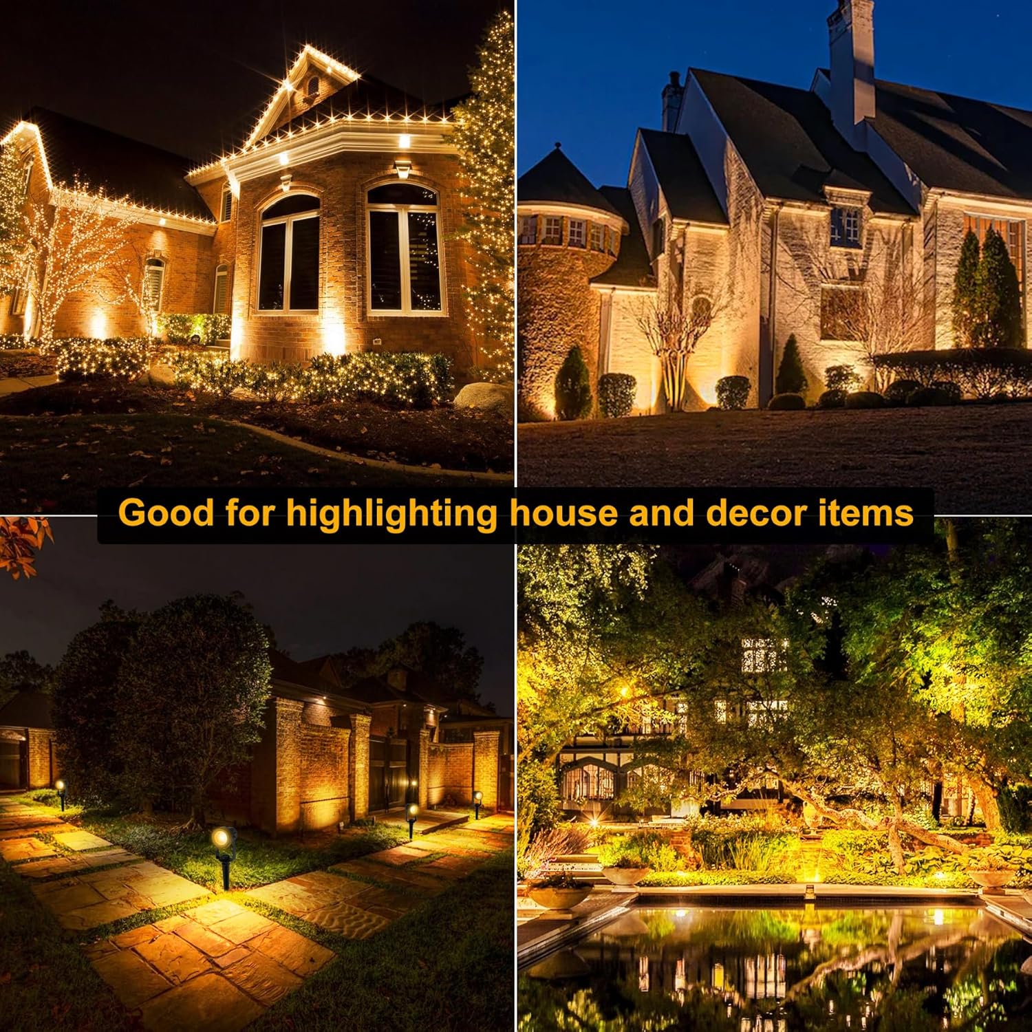 Foco exterior de 4/6/8 LED, 30 - Outdoor Lighting Uk reseña y precio