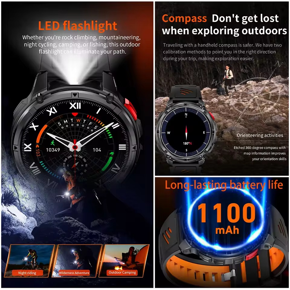Reloj Inteligente T-Rex3 Milit - Outdoor Lighting Track reseña y precio